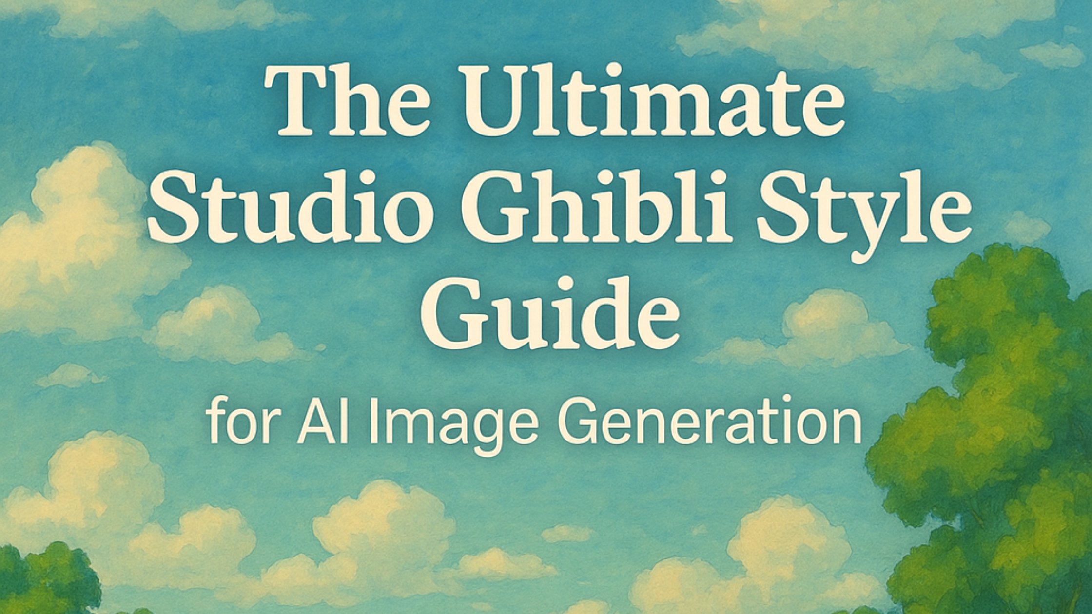 Comment Créer des Images Style Studio Ghibli avec ChatGPT : Un Tutoriel Pas à Pas